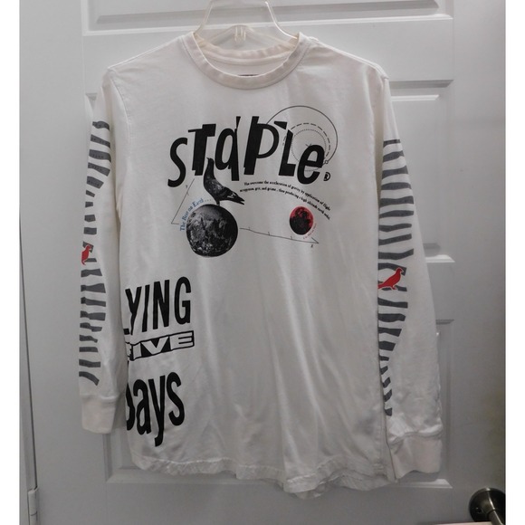 Staple Other - STAPLE High FLyer Graphic Long Sleeve Streetwear T-shirt sz S